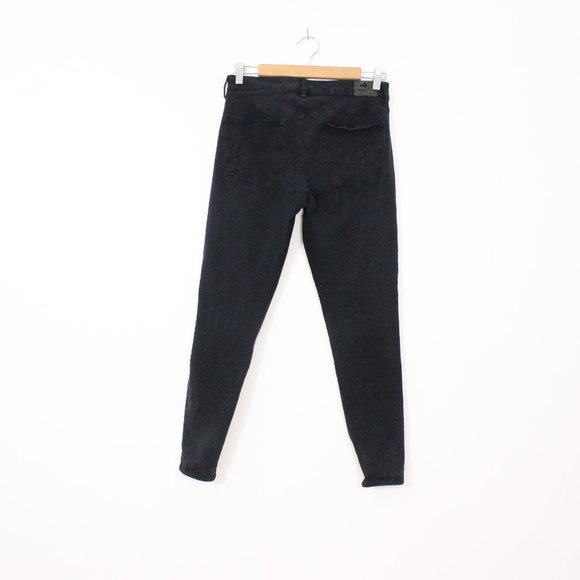 *American Eagle Black Super Stretch Skinny Jeans - Picture 7 of 13